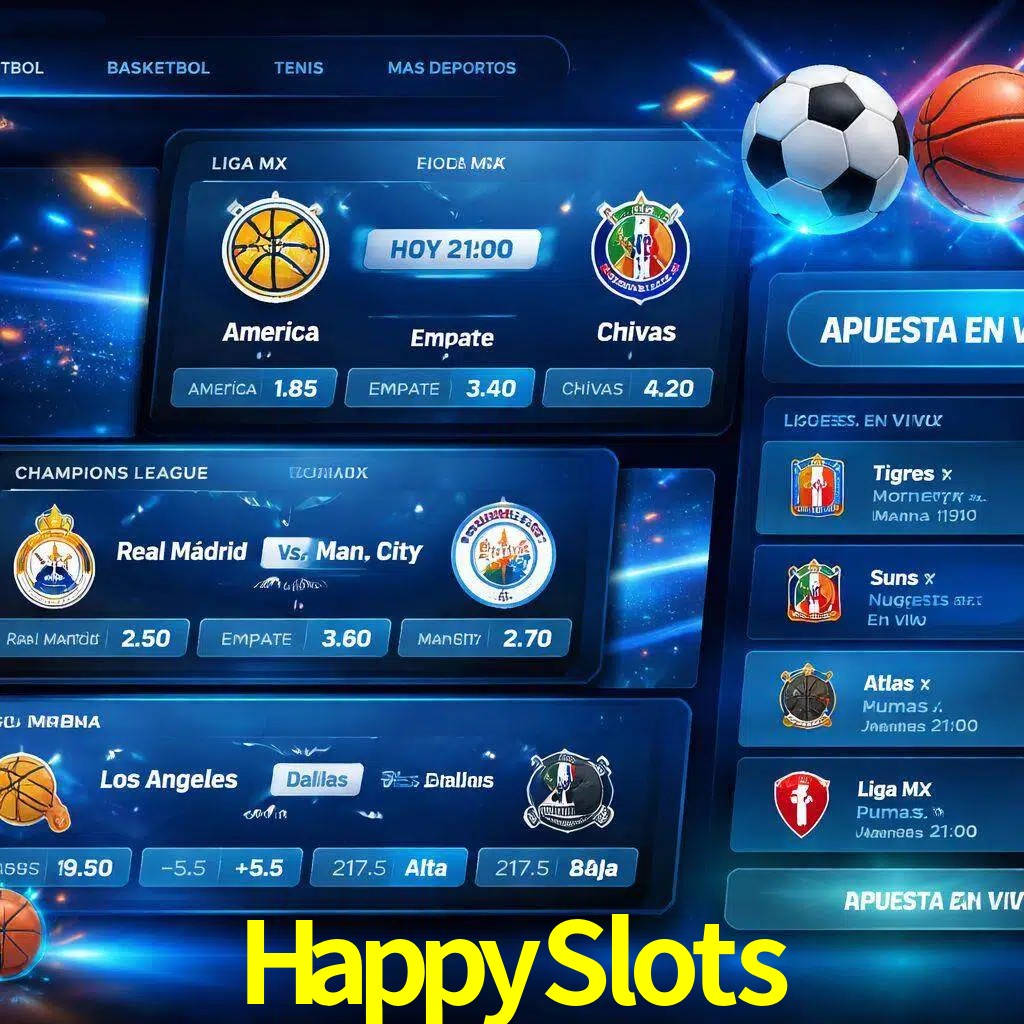 Mercados de apuestas deportivas HappySlots para jugadores en México